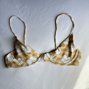 Benoa Swim Shea Top in Honey Palaka